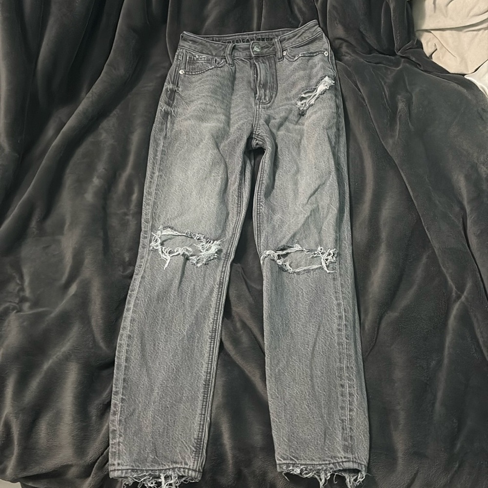 Grey American eagle jeans for sale